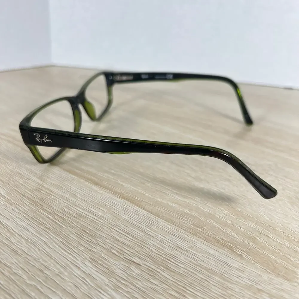 Ray-Ban RB5169 2383 Eyeglasses Green Rectangular Full Rim Frames 52-16-140